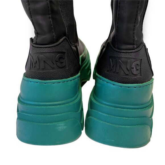 Mango Contrast Sole Chunky Chelsea Ankle Boots 40 - Picture 8 of 10